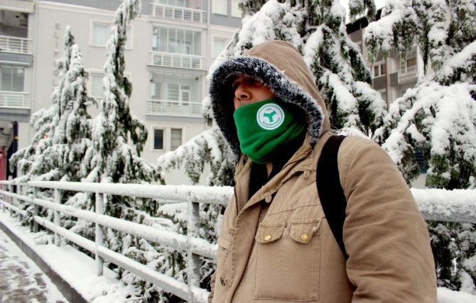 Giresun Merkeze 4 Yıl Sonra Kar Yağdı