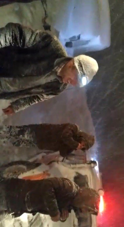 Trabzon’da Kaldırım Yaylası’nda Mahsur Kalan Orman İşçileri Kurtarıldı