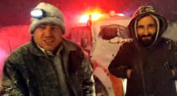 Trabzon’da Kaldırım Yaylası’nda Mahsur Kalan Orman İşçileri Kurtarıldı