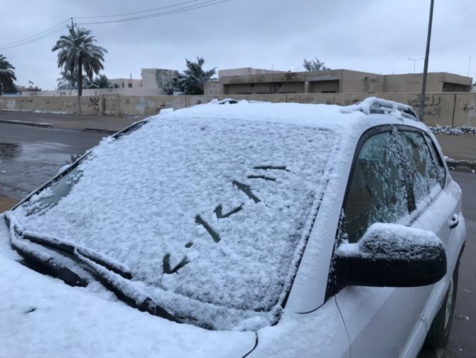 Irak Beyaza Büründü