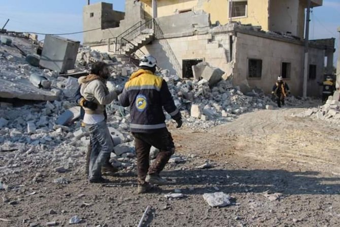 Esad Rejimi Atarib İlçesini Vurdu: 2 Ölü, 5 Yaralı