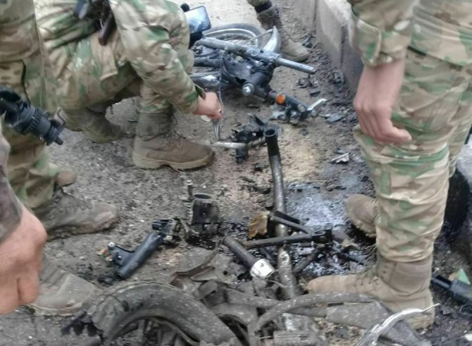 El Bab’da Bomba Yüklü Motosiklet Patladı