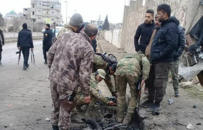 El Bab’da Bomba Yüklü Motosiklet Patladı