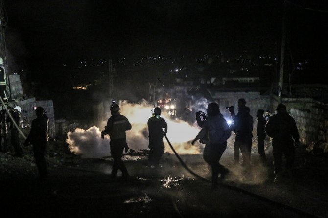 Esad Rejimi Ve Rus Savaş Uçakları İdlib’i Vurdu: 3 Ölü, 9 Yaralı