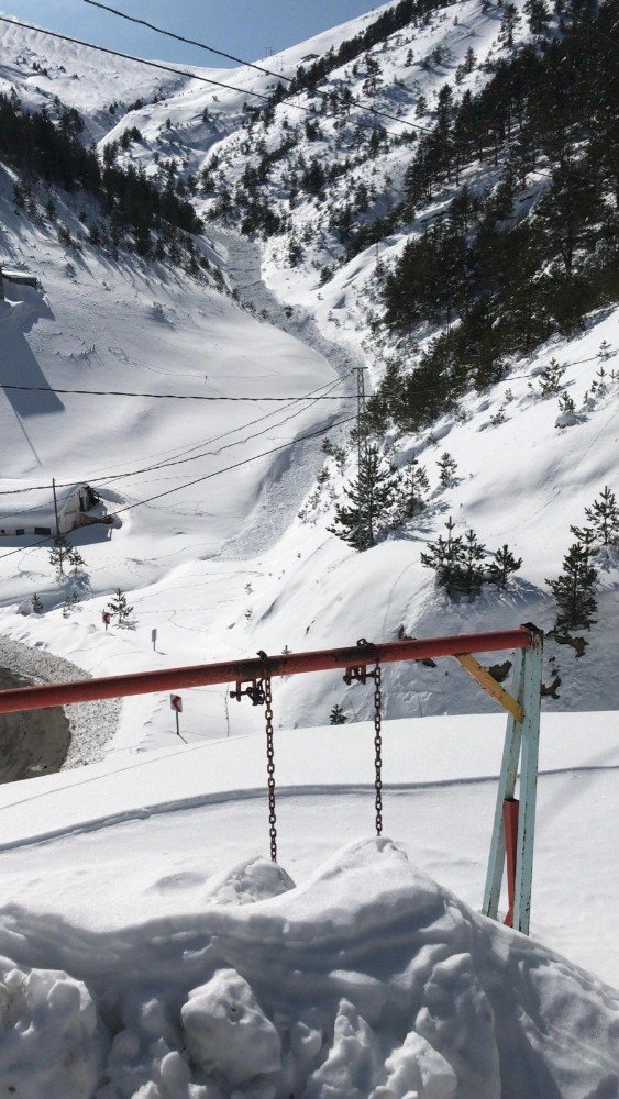 Zigana’da 10 Kişiye Mezar Olan Yere Yine Çığ Geldi
