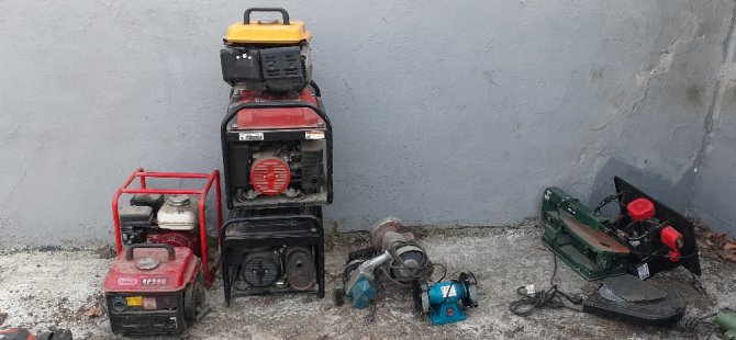 Ankara Polisi Çalıntı Elektrikli İnşaat Malzemelerini Tek Tek Buldu