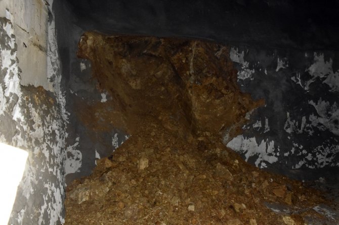 Gümüşhane’de İnşaat Alanında Göçük