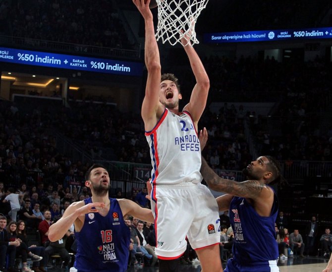 Thy Euroleague: Anadolu Efes: 91 - Olympiakos: 79