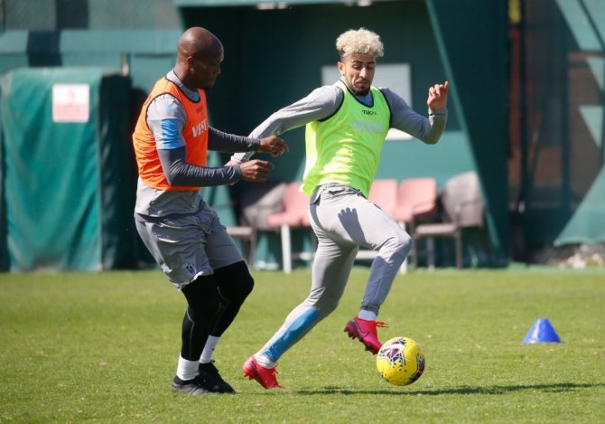 Trabzonspor’da Pereira Ve Hosseini Takımla Çalıştı