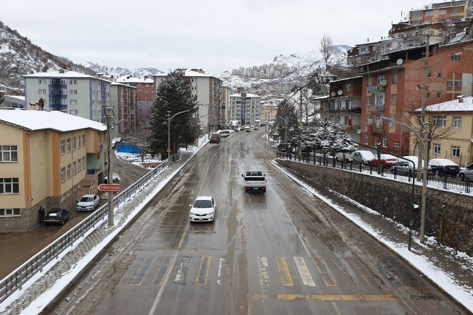 Gümüşhane’de Kar Yağışı