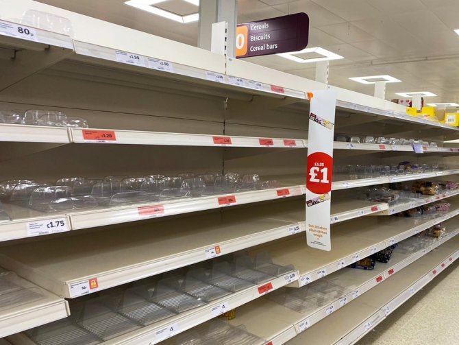 İngiltere’de Halk Erzak Sıkıntısı Yaşıyor