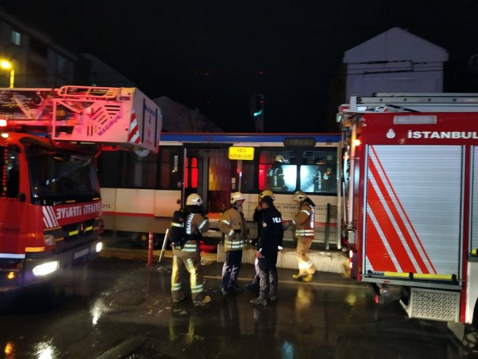Topkapı- Mescid-i Selam Tramvayı’nda Yangın