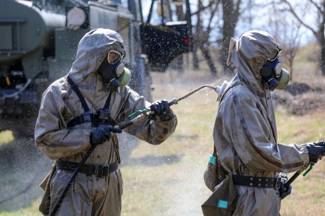 Rus Ordusundan ’Korona Virüsü’ Tatbikatları