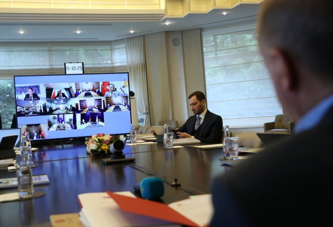 Ak Parti Myk, Cumhurbaşkanı Erdoğan Başkanlığında Toplandı