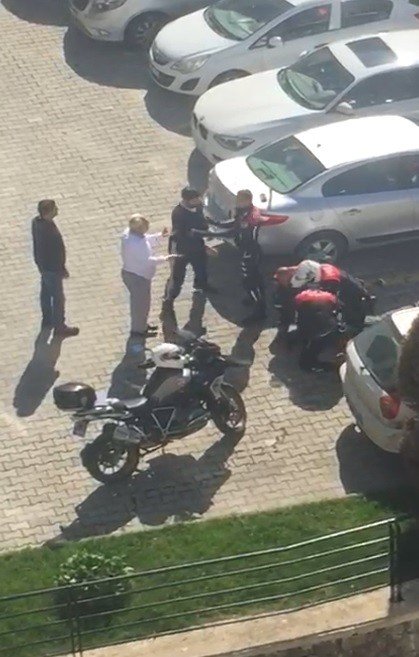 Polisten Site Yöneticisine Orantısız Güç Kullanımı