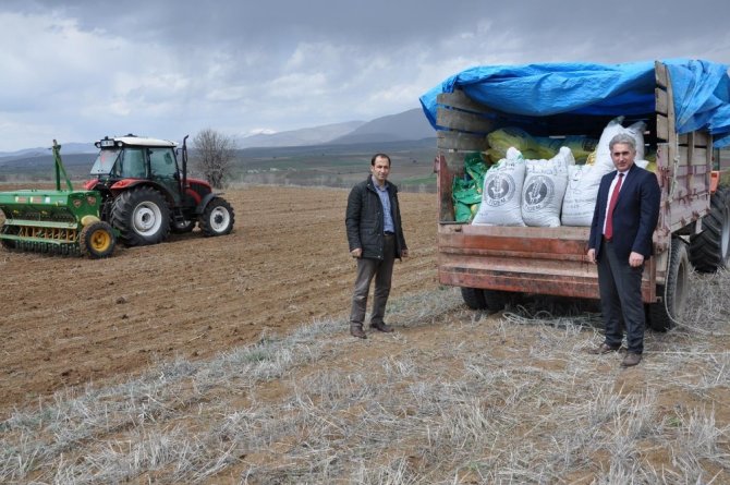 Gümüşhane’de Üreticilere 160 Ton Yem Bitkisi Tohumu Dağıtıldı