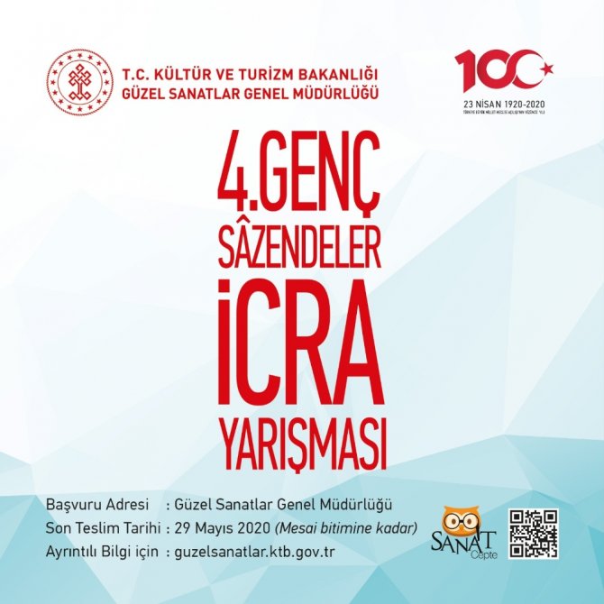 Kültür Ve Turizm Bakanlığı Genç Yetenekleri Bekliyor