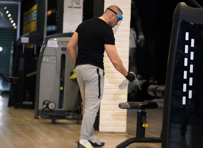 Spor Salonlarında Sosyal Mesafe Ve Korona Virüs Önlemleri Tanıtıldı