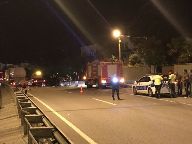 Giresun’da Trafik Kazası: 1 Yaralı