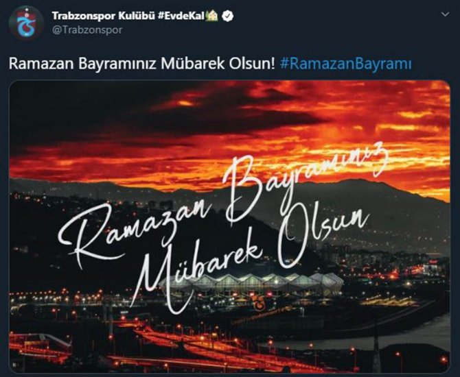 Süper Lig Ekiplerinden Bayram Mesajları