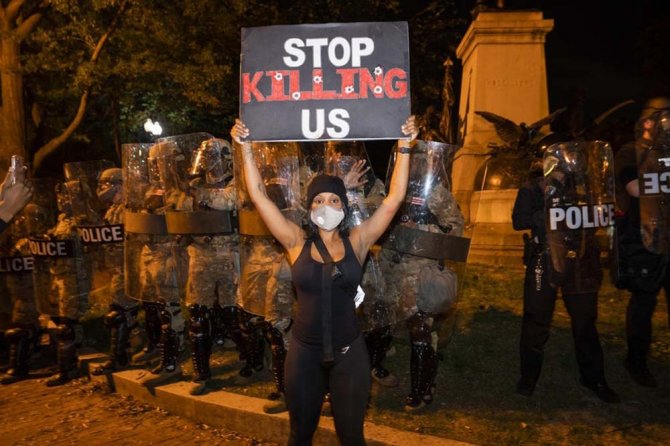 Abd’nin Başkenti Washington’daki Protestolarda Gerilim Sürüyor