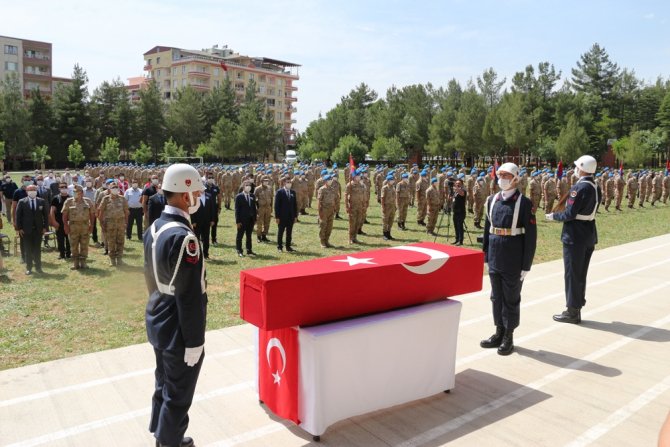 Siirt’te Şehit Olan 2 Asker İçin Tören Düzenlendi