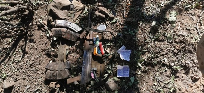 Siirt’te Teröristlerin Kullandığı Sığınak İmha Edildi