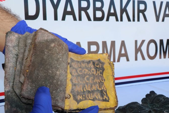 Diyarbakır’da Tarihi Eser Kaçakçılığı Operasyonu