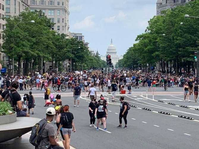 Washington’da Floyd Protestoları Yeniden Hareketlendi
