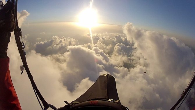 Sis Dağı’ndan Yamaç Paraşütüyle 45 Km Mesafedeki Beşikdüzü İlçesine Uçtu