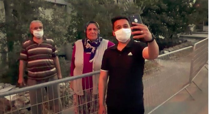Babaanne İle Askerden Dönen Torun Karantina Sonrası Kavuştu