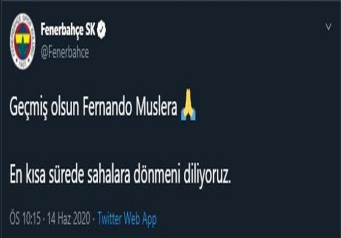 Beşiktaş Ve Fenerbahçe’den Muslera’ya Geçmiş Olsun Mesajı