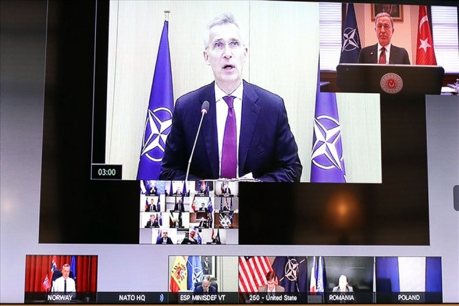 Video Konferansla Gerçekleşen Nato Savunma Bakanları Toplantısı Başladı