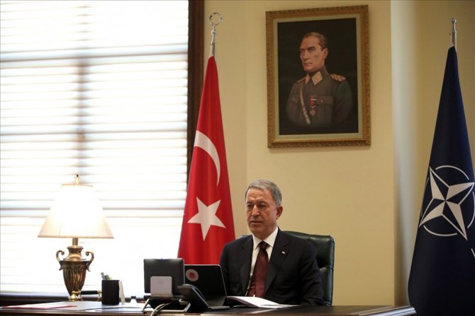 Video Konferansla Gerçekleşen Nato Savunma Bakanları Toplantısı Başladı
