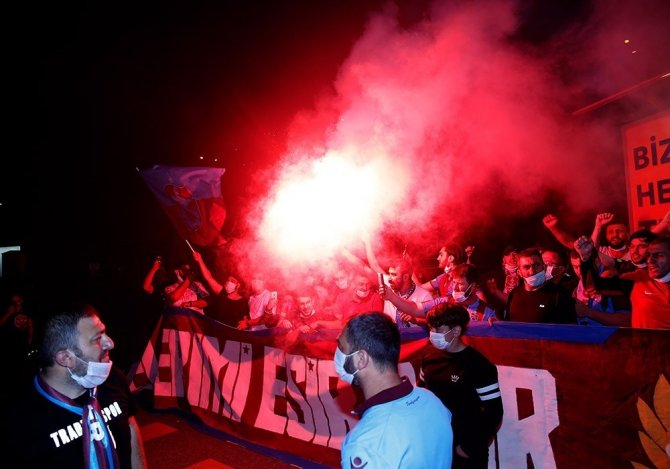 Trabzonspor’a Coşkulu Karşılama