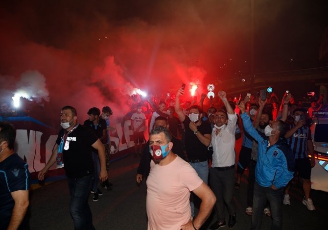 Trabzonspor’a Coşkulu Karşılama