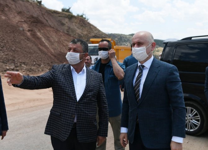 Bakan Karaismailoğlu Siirt’te İncelemelerde Bulundu