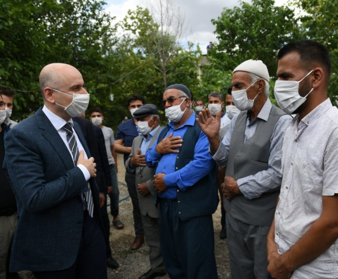 Bakan Karaismailoğlu Siirt’te İncelemelerde Bulundu