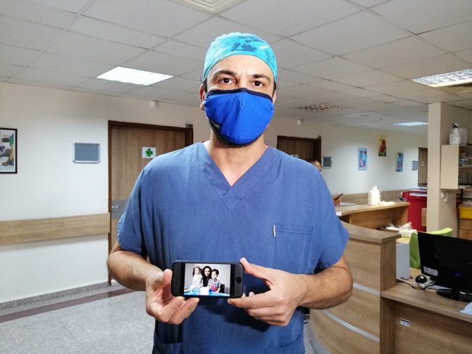Kahraman Sağlık Çalışanı Babaların En Zor "Babalar Günü"