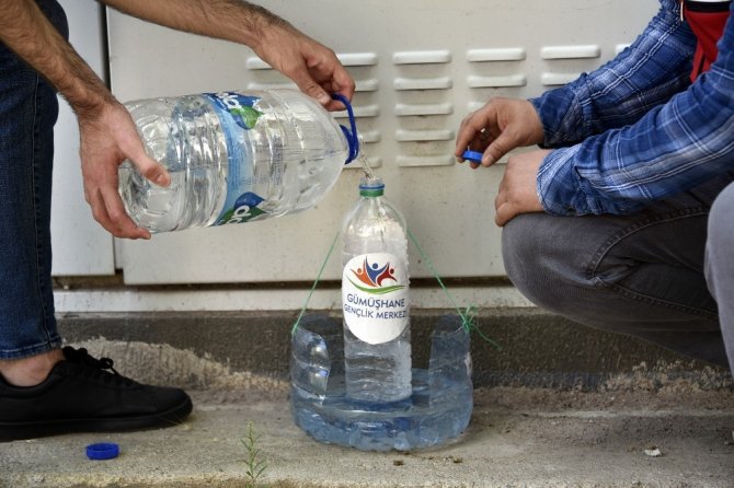 Gümüşhane’de Sokak Hayvanları Susuz Kalmayacak