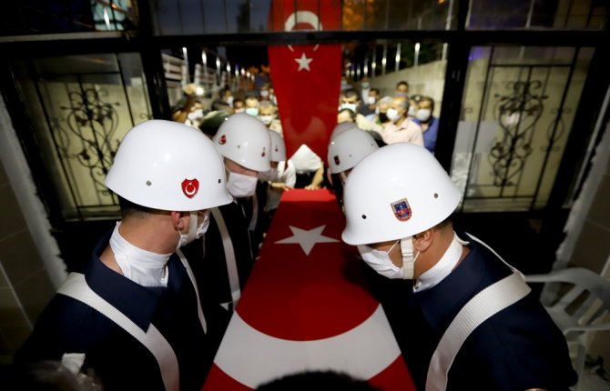 Şehit Teğmen Memleketine Getirildi