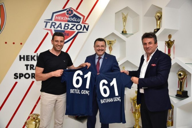 Başkan Genç, Hekimoğlu Trabzon Fk’yı Ziyaret Etti