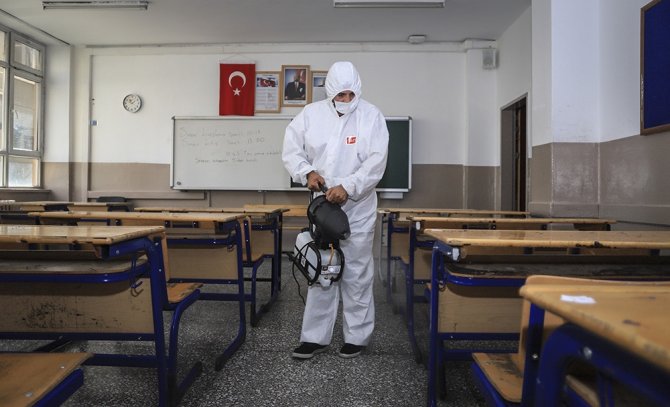 Yks Sonrası Sınıflar Dezenfekte Edildi