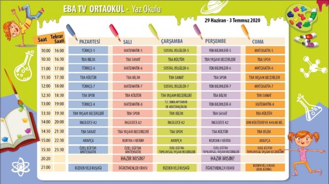 Bakan Selçuk: “Eba Tv Yaz Okulu Yayınlarıyla Devam Edecek"