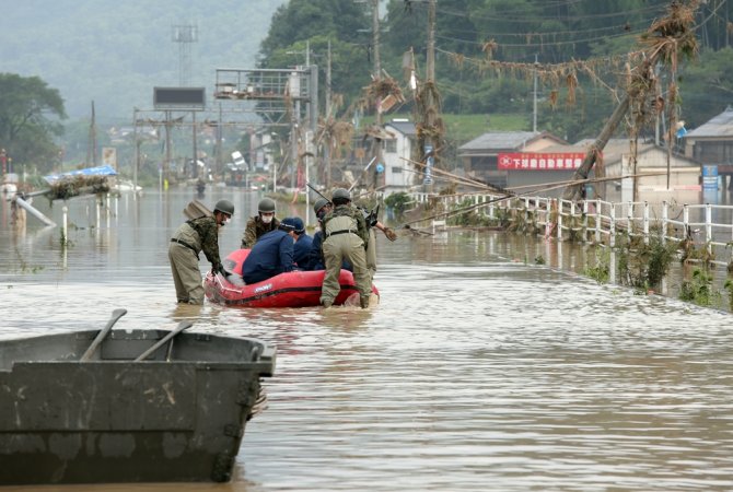 Japonya’daki Sel Felaketinde 16 Kişi Hayatını Kaybetti, 13 Kişi Kayıp