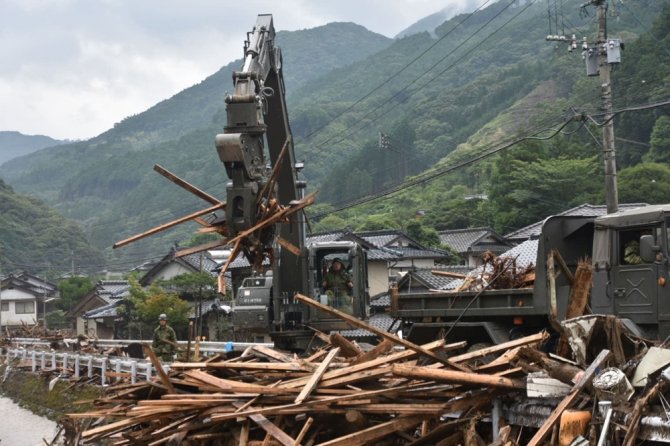 Japonya’daki Sel Felaketinde Ölü Sayısı 63’e Yükseldi, 16 Kişi Kayıp