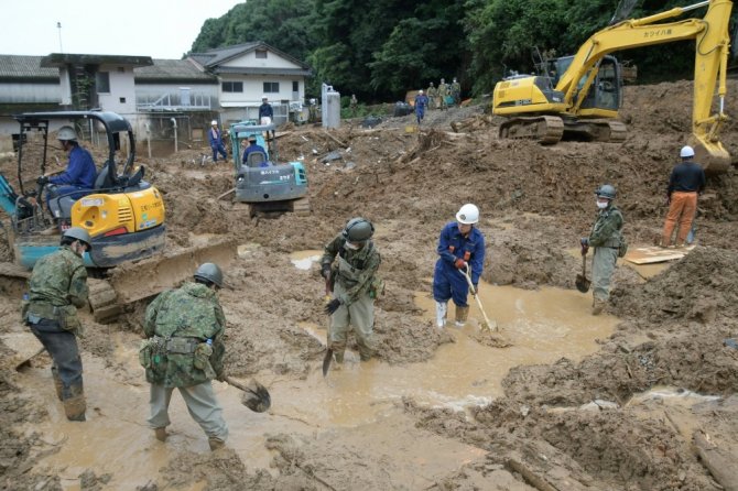 Japonya’daki Sel Felaketinde Ölü Sayısı 69’a Yükseldi