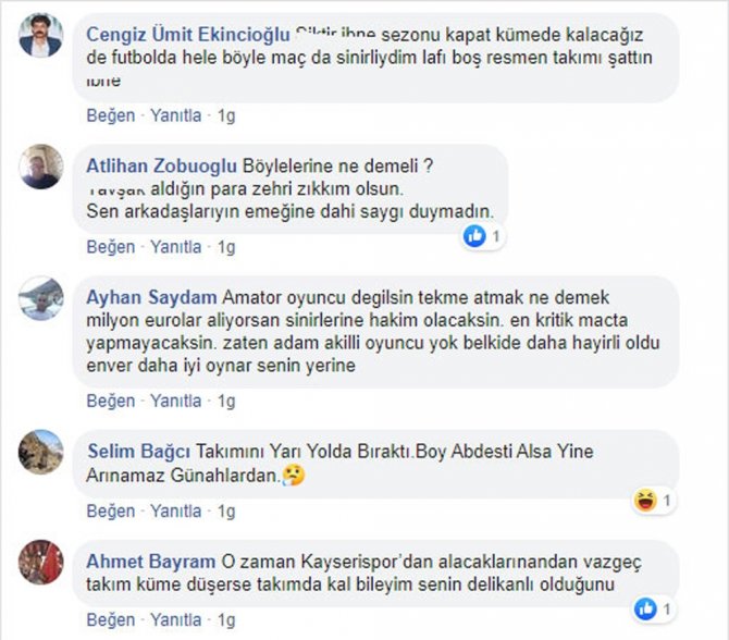 Kayserispor Taraftarı Mensah’a Tepkili