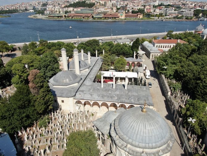 Mihrişah Valide Sultan İmarethanesi Havadan Görüntülendi
