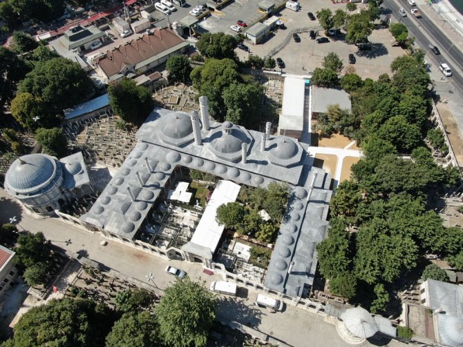 Mihrişah Valide Sultan İmarethanesi Havadan Görüntülendi